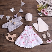 cheap Waldorf Dolls-Handmade Waldorf Doll Clothes Set for 12 inch Doll Handmade Muppet Doll for Christmas Gifts