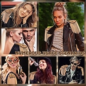 economico Accessori e altro-Retrò Vintage Accessori Principe Aristocratico Frangia con nappe Per uomo Per donna Reale Carnevale Mascherata martedì grasso Evento / Festa Adulti Altri Accessori