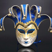 levne Maska-Karnevalová maska Benátská maska Volto Larva Dospělé Dámské Full face Párty Plesová maškaráda Karneval v Benátkách předvečer Všech svatých Karneval Mardi Gras Jednoduchý karnevalový kostým