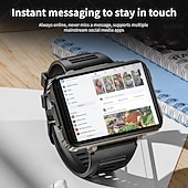 Недорогие Смарт-часы-LOKMAT APPLLP 5 MAX Умные часы 2.4 дюймовый Смарт-часы-телефон 3G 4G Bluetooth Педометр Напоминание о звонке Датчик для отслеживания сна Совместим с Android iOS Женский Мужчины GPS