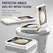 お買い得  サムスン用ケース-電話 ケース 用途 Zフリップ6 Z Flip 5 バックカバー とスクリーンプロテクター 耐衝撃 レトロ風 TPU PC