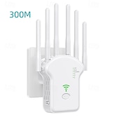 お買い得  ワイヤレスルーター-wifi信号増幅器 300m ワイヤレスリピーター デュアルバンドエクステンダー ネットワークエクステンダー ホームルーター