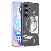 Недорогие Чехлы для Samsung-телефон Кейс для Назначение S24 Ultra S24 Plus S24 S23 S23 Ultra S23 Plus S25 Ультра Кейс на заднюю панель Магнитный Поддержка беспроводной зарядки Защита от удара Ретро Покрытие