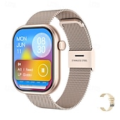 Χαμηλού Κόστους Smartwatch-ανδρικό έξυπνο ρολόι 2,01 ιντσών υψηλής ευκρίνειας πλήρους οθόνης αφής αθλητικά έξυπνα ρολόγια κλήσης/απάντησης τηλεφώνων ύπνου βήμα θερμίδων παρακολούθησης δραστηριότητας πληροφορίες κλήσης προτροπή