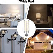 abordables Luces LED de maíz-Bombillas LED tipo maíz con base E14 E27, 85-265 V, 30 W, 40 W, equivalente a 250 W, no regulables, para iluminación del hogar, 1 unidad