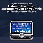 お買い得  車用Bluetoothキット/ハンズフリー-bc32 車用 FM トランスミッター ブルートゥース MP3 プレーヤー ワイヤレス ハンズフリー 1.8 インチ LCD スクリーン付き 携帯電話充電器用
