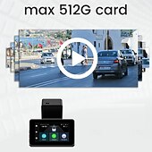 cheap Car DVR-Dashcam Cameras Video Recorder Dual Lens Front and Rear Dash Cam for Cars 2K
