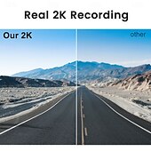 cheap Car DVR-Dashcam Cameras Video Recorder Dual Lens Front and Rear Dash Cam for Cars 2K