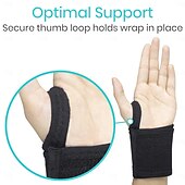 cheap Braces &amp; Supports-Vive Wrist Wrap Braces (1 Pack) - Tendonitis Support for Carpal Tunnel Arthritis - Sprained Pain Protection Sleeve - Weightlifting Calisthenics Compression Stabilizer for Women, Men - Adjustable
