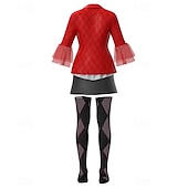 abordables Disfraces de mujer-bufón Joker: Folie à Deux Harley Quinn Falda Accesorios Calcetines y Medias Cosplay Cosplay de película for Mujer Adulto Carnaval Rendimiento Fiesta