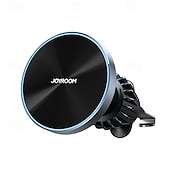 levne Držáky do auta-Držák na telefon do ventilace auta otočný magnetický držák telefonu do auta kompatibilní s bezdrátovým nabíjením