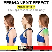cheap Braces &amp; Supports-Posture Corrector for Men and Women - Adjustable Upper Back Brace for Clavicle Support and Providing Pain Relief from Neck, Back and Shoulder