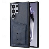 voordelige Samsung-hoesje-telefoon hoesje Voor S24 S24 Ultra Plus S24 FE S23 S22 S21 S20 Ultra Plus FE A55 A35 A25 A15 5G A54 A34 A14 A73 A53 A33 A23 A13 S25 Ultra Achterkant Kaartsleuf Schokbestendig Retro TPU PU-nahka