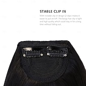 abordables Franges-Franges Lisse Cheveux synthétiques Femmes