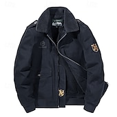 abordables Forros &amp; Chaquetas 3 en 1-Hombre Chaqueta para senderismo Chaqueta de lana Algodón Invierno Al aire libre Mantiene abrigado Forro Polar Resistente al Viento Resistente al Agua Chaqueta cortavientos Viaje Negro Verde Caqui