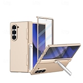 Недорогие Чехлы для Samsung-телефон Кейс для Назначение Z-сгиб 6 Кейс на заднюю панель со стендом Защита от удара Ретро ТПУ ПК