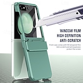 お買い得  サムスン用ケース-電話 ケース 用途 Zフリップ6 Z Flip 5 バックカバー とスクリーンプロテクター 耐衝撃 レトロ風 TPU PC