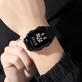 halpa Digikellot-SKMEI Miesten Digitaalinen Kello Ulkoilu Urheilu Muoti Rannekello Valoisat Minuuttikello Hälytyskello Laskenta TPU Kello