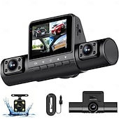 economico DVR per auto-dash cam 4 canali 1080p registratore di guida hd1080p anteriore interno retrovisore visione notturna a infrarossi carica auto telecamera di retromarcia