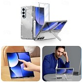Недорогие Чехлы для Samsung-телефон Кейс для Назначение Z-сгиб 6 Кейс на заднюю панель со стендом Защита от удара Ретро ТПУ ПК