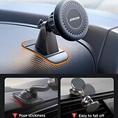 cheap Car Holder-Dashboard Phone Holder Rotatable Magnetic Phone Holder for Car Dashboard Compatible with All Mobile Phone Phone Accessory