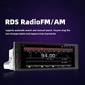 abordables Electrónica para el coche-Navegación por Android para coche universal con chip único de 6,86 pulgadas, imagen de marcha atrás, Carplay inalámbrico, máquina todo en uno para Jeep Chrysler 300C