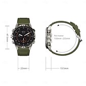 abordables Relojes inteligentes-Reloj inteligente gt45 para hombre, con bluetooth, llamadas, deportes al aire libre, asistente de voz, brújula, monitoreo de salud, rastreador de actividad física, reloj inteligente