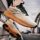 billige Sneakers til herrer-løpesneakers med varmt fôr for menn, lette, polstrede atletiske sko med snøredesign for vintersport utendørs og daglig bruk