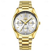 ieftine Ceasuri Quartz-Ceas de mână pentru bărbați quartz fashion casual cu lumina impermeabil decorativ din oțel