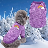 abordables Vêtements &amp; accessoires-Chien Chat Sweat-shirt Le style mignon Décontractées Hiver Respirable Doux Lavable Confortable Extérieur Casual Quotidien Vêtements pour chiens for Bichon Frisé Loulou de Poméranie Bébé Animal