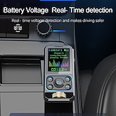 お買い得  車用Bluetoothキット/ハンズフリー-12V/2.5A BT 通話 EQ サウンド調整済み pd/qc3.0 急速充電器 bc83 FM トランスミッター カーチャージャー デュアル USB TF U ディスク MP3