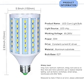 お買い得  LEDコーンライト-E27 30W LEDコーン電球 85V-265V、200W相当 家庭用、倉庫用 &amp;庭の照明