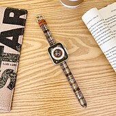 baratos Pulseiras de Apple Watch-Pulseira Esportiva Compatível com Pulseira Apple Watch 38mm 40mm 41mm 42mm 44mm 45mm 49mm Fecho de Metal Ajustável Tecido pulseira de substituição para iwatch Ultra 2 Series 9 8 7 SE 6 5 4 3 2 1