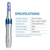 cheap Skin Care Tools-Wireless Dr Pen Ultima A6 Electric Derma Stamp Rechargeble Dermapen Microneedling For Skin Care Semi Permanent Tattoo Salon Beauty Device