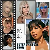abordables Perruques Synthétiques Sans Bonnet-perruque bob avec frange perruques courtes bob pour femmes perruque synthétique courte résistante à la chaleur aspect naturel pour une utilisation quotidienne, une fête et un cosplay