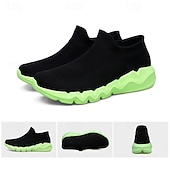 preiswerte Sneaker für Herren-Rote Flyknit-Sneaker für Herren, leichte und atmungsaktive, stylische Freizeitschuhe für den Alltag, Outdoor-Aktivitäten und Sport