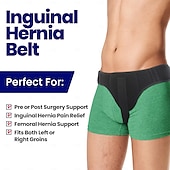 cheap Braces &amp; Supports-Hernia Belt for Men Inguinal Hernia Support  Groin or Lower Abdominal Hernia Truss Hernia Belts for Women or Mens Inguinal Hernias Support Belt  With Pressure Pad Fits Left or Right Groins