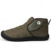cheap Winter &amp; Snow Boots-Men&#039;s Insulated Winter Snow Boots – Waterproof Slip-On Ankle Boots with Faux Fur Lining, Anti-Slip Sole for Outdoor Hiking &amp; Cold Weather