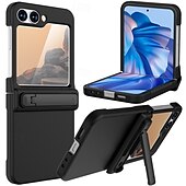 お買い得  サムスン用ケース-電話 ケース 用途 Zフリップ6 バックカバー スタンド付き 耐衝撃 レトロ風 TPU PC