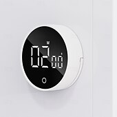 رخيصةأون جهاز الطبخ-مؤقت مطبخ رقمي مع عداد مغناطيسي بشاشة LED كبيرة للطهي والاجتماع والدراسة