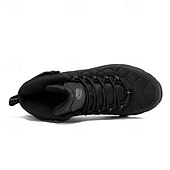 abordables Botas de montaña-Botas de senderismo acolchadas para hombre: ligeras, impermeables, suela antideslizante, diseño de caña alta, ideales para aventuras al aire libre.