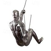 ieftine sculpturi de perete-Sculpturi suspendate din rășină de perete - potrivite pentru sufragerie, dormitor sau coridor - fără pene, fără electricitate - cadou ideal pentru iubitorii de artă modernă