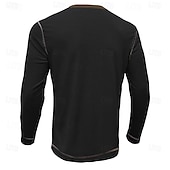 baratos Engraçado-Camiseta Masculina de Manga Longa Gráfica de Soldador Henley 'Estou Pegando Fogo Deixe-me Terminar Esta Solda' Humor de Trabalho