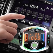 お買い得  車用Bluetoothキット/ハンズフリー-pd18 FMトランスミッター カーMP3プレーヤー デュアルUSBハンズフリーBluetoothアダプター