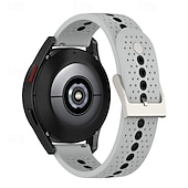 cheap Samsung Watch Bands-Watch Band for Samsung Galaxy Watch 7/6/5/4 40/44mm, Galaxy Watch 5 Pro 45mm, Galaxy Watch 4/6 Classic 42/46/43/47mm, Watch 3, Active 2, Gear S2 Silicone Replacement  Strap Adjustable Sport Band