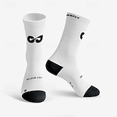 cheap Running Socks-Athletic Sports Socks Running Socks 1 Pair Color Block Men&#039;s Socks Compression Socks Anti-Slip Breathable Sweat wicking Comfortable Gym Workout Football / Soccer Running Jogging Cycling Sports Color