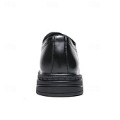 abordables Officiel-chaussures richelieu marron pour hommes avec bout d&#039;aile et semelle en caoutchouc - chaussures formelles classiques pour les affaires, le bureau et les événements spéciaux