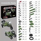 cheap Building Toys-139PCS Metal DIY Tricycle Model Building Kit for Kids  STEM Educational Toy Creative Assembly Motorcycle Blocks for Boys Ages 8-12 Years  Engineering Puzzle Set for Children Ideal Gift