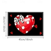 economico Tovagliette-set di 4 tovagliette per San Valentino romantiche e decorative con motivi a forma di cuore o rosa resistenti e resistenti al calore perfette per aggiungere un tocco d&#039;amore all&#039;arredamento della tua