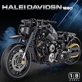 cheap Building Toys-Technic Motorcycle Model Building Block Toy Gift for Halloween Christmas